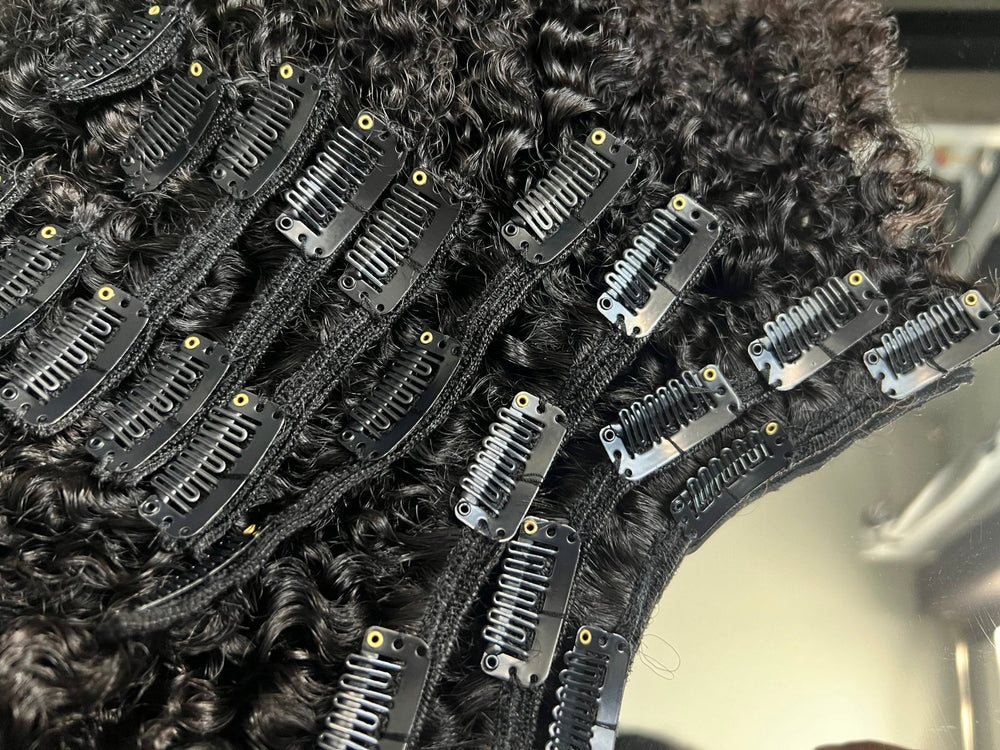 Clip-ins: Coily, Kinky Curly & Kinky (Pre-Order) - Exxtended Image Hair Co