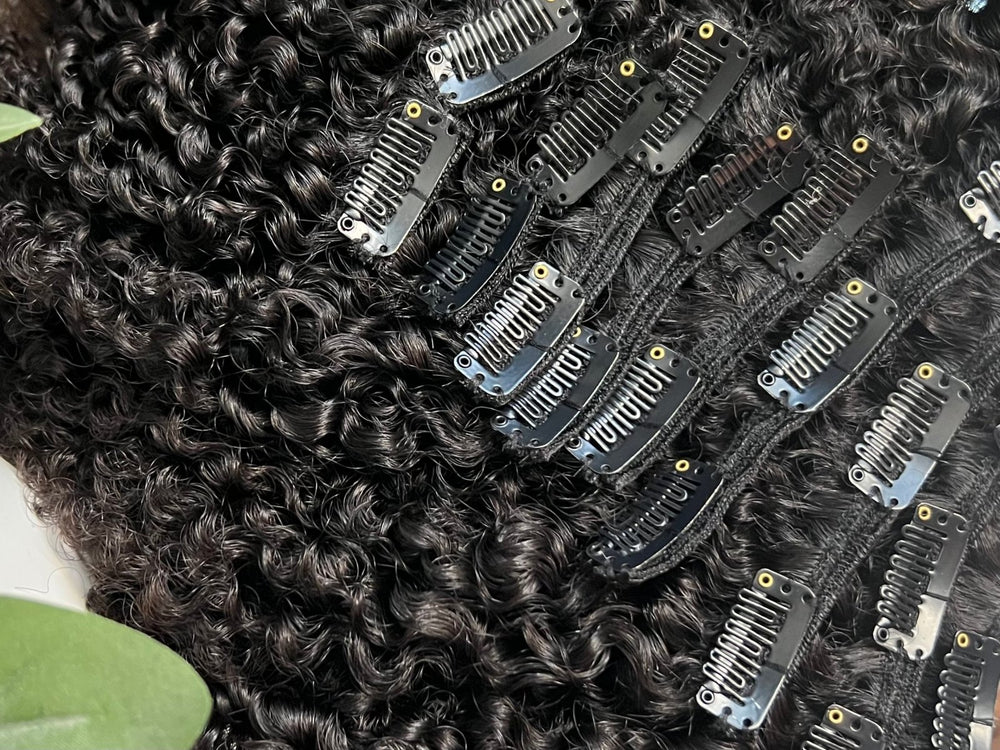 Clip-ins: Coily, Kinky Curly & Kinky (Pre-Order) - Exxtended Image Hair Co